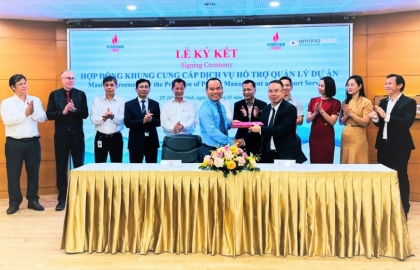 Liên danh PVChem - Amoria Bond tham gia ký kết Hợp đồng khung Cung cấp dịch vụ Hỗ trợ Quản lý Dự án (PMSS) cho Dự án khí Lô B